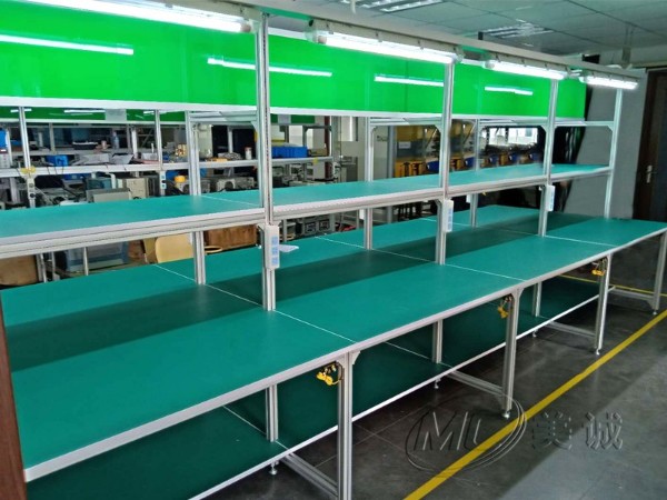 組裝電子廠流水線工作臺需要哪些型材和配件？