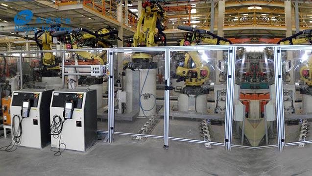 機(jī)器人防護(hù)圍欄 機(jī)器人防護(hù)圍欄