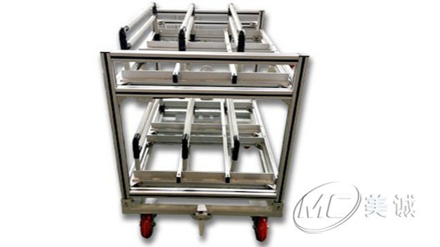 鋁型材流利條物料架 鋁型材流利條物料架