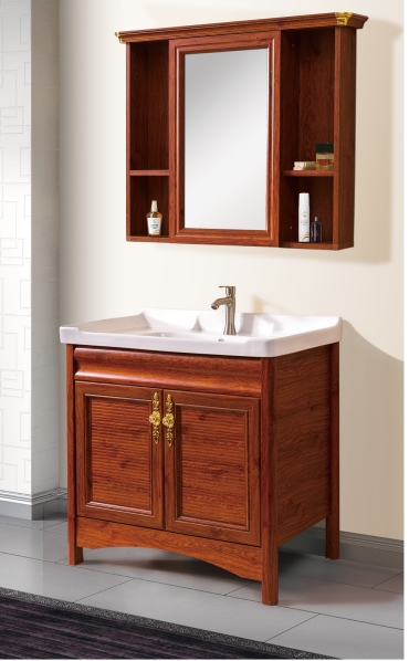 全鋁衛(wèi)浴柜-01（風(fēng)格：中式；顏色：金橡）
