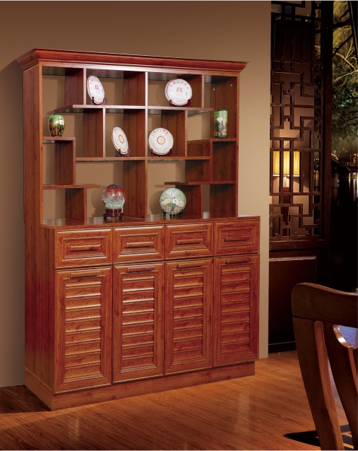 全鋁博古架-01（風格：中式；顏色：金像）