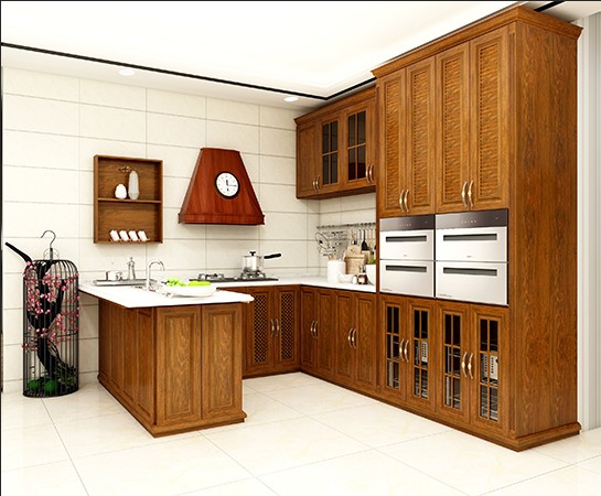 全鋁櫥柜-02（風格：中式；顏色：黃花梨）