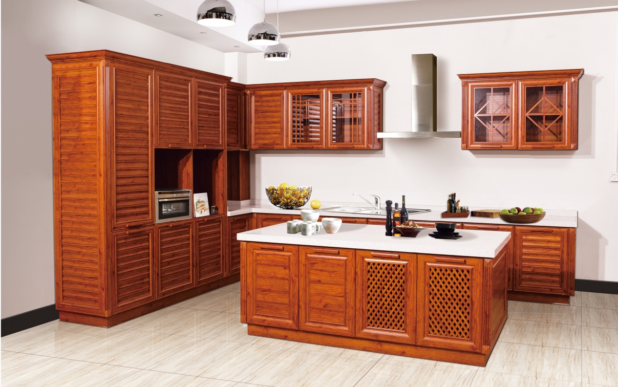 全鋁櫥柜-10（風(fēng)格：中式；顏色：金橡）