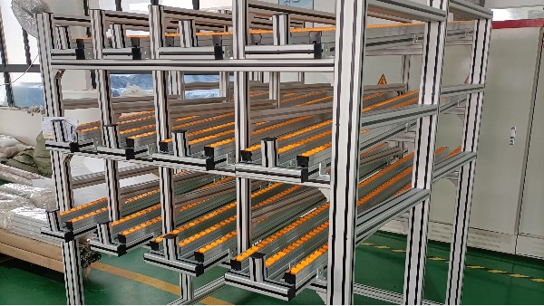 鋁型材流利條貨架 鋁型材流利條貨架